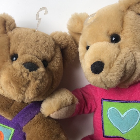 VTG Hallmark Card 10” Duo Plush Bears - Picture 12 of 12